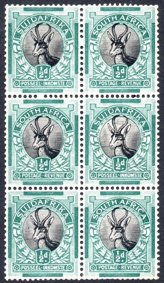 África do Sul 1930-44 1/2d wmk vertical, variedade COBWEB, SG.42c, variedade UM, gato. £78 - Imagem 1 de 1
