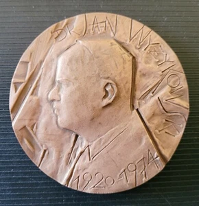 Pologne/Poland - Belle Médaille Cuivre 70 mm Dr Jan Wyżykowski 1920-1974 - 2002 - Bild 1 von 2