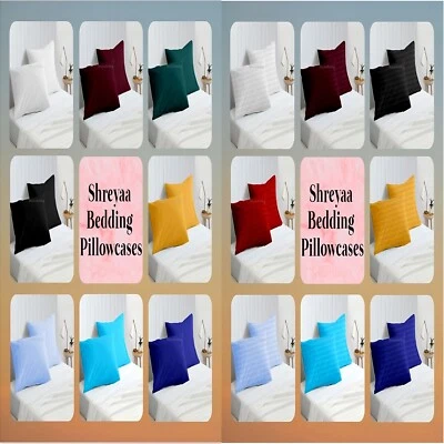 800 Count 2 Qty Pillow Case Pair 100% Egyptian Cotton Choose Size(QUEEN/KING) - Image 1 of 4