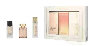 MICHAEL KORS MINIATURES GIFT SET 5ML GORGEOUS EDP+5ML SEXY AMBER EDP+4ML WON NEW