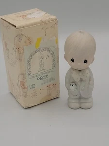 Enesco Vintage 1983 Precious Moments Trauzeuge Porzellan Figur #E2836 - Bild 1 von 7