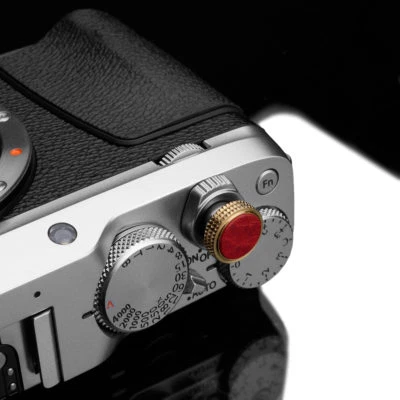 Botón de liberación suave Gariz XA-SBLR para Fujifilm Fuji Leica Nikon Pentax rojo Foto 1 de 4