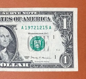 1972 December 15 (A 19721215 A) Birthday Note $1 One Dollar Bill - Picture 1 of 3