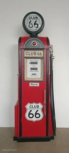 Colonna serbatoio erogatore benzina altezza155cm decorazione con globo illuminato n.71 - Foto 1 di 5