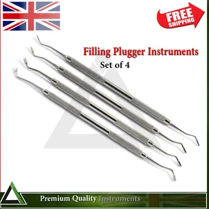 Dental Amalgam Plugger Condenser Flat Plastic Placement Restorative Instruments - Picture 1 of 5