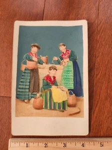 Fotografía montada portadores de agua venecianos coloreados a mano c. 1870 - Imagen 1 de 5