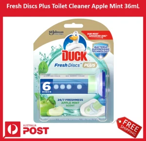 New Duck Fresh Discs Plus Toilet Cleaner Apple Mint 36mL + Free Shipping - Picture 1 of 5
