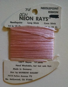 Rainbow Gallery Neon Rays  Needlepoint Embroidery Thread - Picture 1 of 8