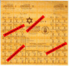 GG judaika: Lebensmittelkarte November 1942, Tschenstochau f&#252;r j&#252;dische Bewohner