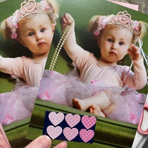 Princess Birthday Card for Her Women Friend /daughter Birthday  - 2 Pack & Seals - Picture 1 of 10