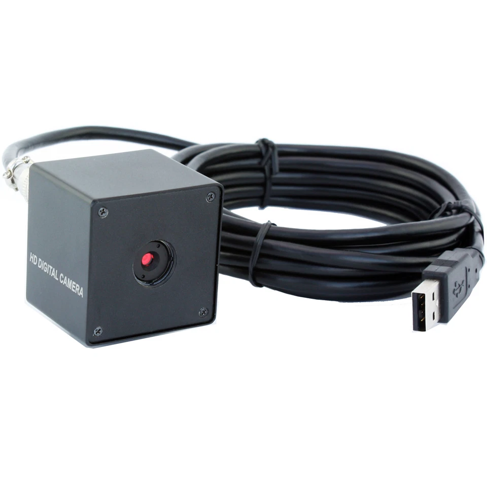 HD 5MP Webcam Electronic Eyepiece Video USB Camera w/ 30 Degree Autofocus Lens - Image 1 of 1