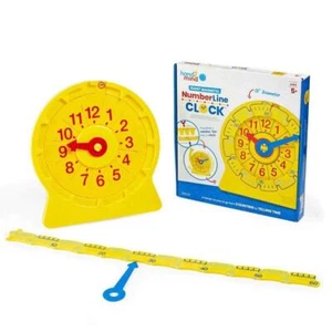 Learning Resources 24-Hour Nummer Line Uhr Magnetisch Vorführmodell Uhr - Bild 1 von 4