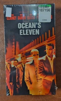 Ocean's Eleven - VHS Movie George Clooney Brand New Sealed Foto 1 de 4