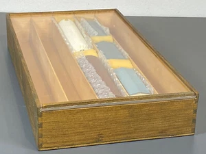 H0 Aufbewahrungsbox/Sammelbox/Kiste mit 5x40cm Platz, Holz mit Plexideckel - Bild 1 von 7