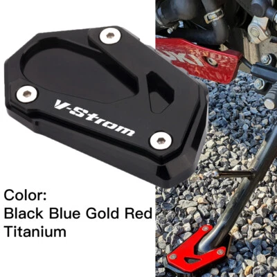 Almohadilla de soporte de extensión de soporte lateral para SUZUKI V-STROM VSTROM 1000 XT 1050 DL1000 Foto 1 de 4