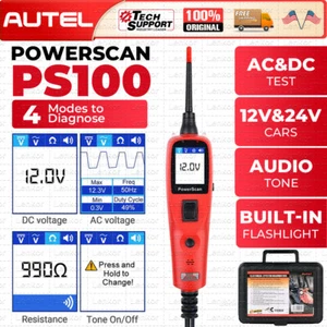 Autel Power Scan PS100 Circuit Tester Electrical Power Probe 12V/24V Diagnostic - Picture 1 of 18