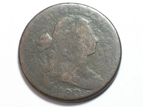 1800 Overdate Draped Bust Large Cent      AG      SN4239 Cover