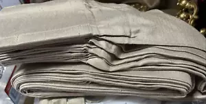Royal Velvet Supreme, Pinch Pleat Back Tab Panel (50" x63") Linen, JCP New - Picture 1 of 4