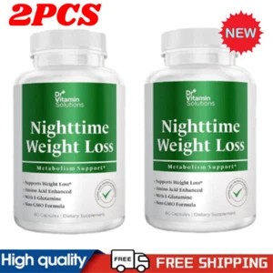 2PCS DR VITAMIN SOLUTIONS Nighttime Fat Burner Supplements forWeight Loss - Imagen 1 de 12
