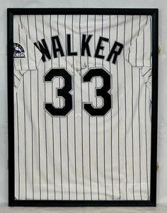 Larry Walker Signed Colorado Rockies Game Model Jersey Beckett COA - Picture 1 of 2
