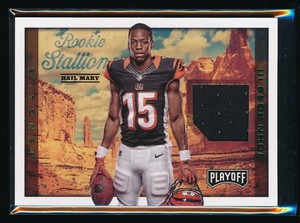 JOHN ROSS III 2017 PLAYOFF ROOKIE STALLIONS RC JERSEY HAIL MARY *BENGALS*