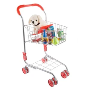 NEW Pretend Play Grocery Shopping Cart - Kids' Toy Shopping Cart Pretend Toy - Picture 1 of 3