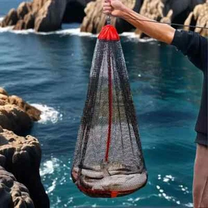 Bolsa de red de pesca plegable para equipo y equipo de pesca 1 pieza - Imagen 1 de 3