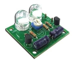 Two LED Jumbo adjustable flasher for electronic student [ Unassembled kit ] - Picture 1 of 1