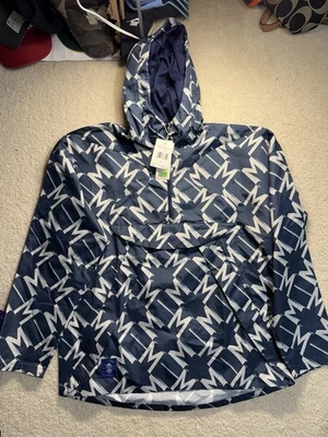 adidas Manchester United Seasonal Half-Zip Windbreaker Navy Men’s Large IT4194 - Image 1 of 4