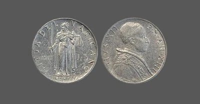 Vatican City - 5 Lire 1951 - Pope Pius XII - Image 1 of 3