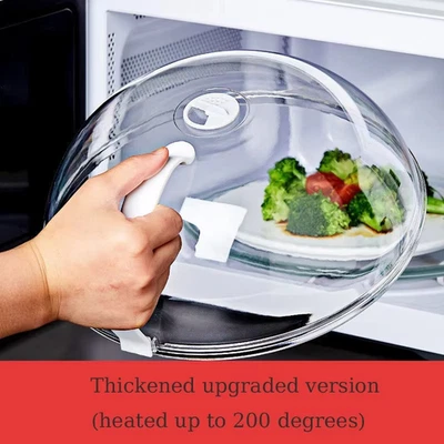New Magnetic Microwave Anti Splatter Cover Plate Guard Lid With Steam Vent - Image 1 of 4