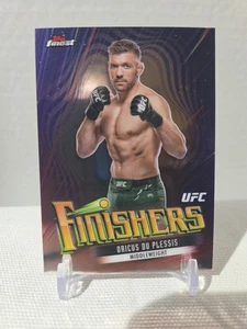 2024 Topps Finest - Middleweight Champion Dricus Du Plessis #FIN -11 - Finishers - Bild 1 von 6