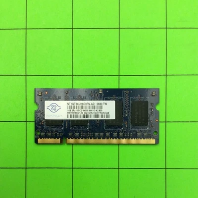Nanya NT1GT64UH8D0FN-AD 1GB PC2-6400S Random Access Memory RAM - Image 1 of 3