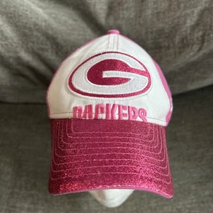 Cappello snapback con logo ricamato Green Bay Packers rosa ragazze NFL berretto da ballo - Foto 1 di 6