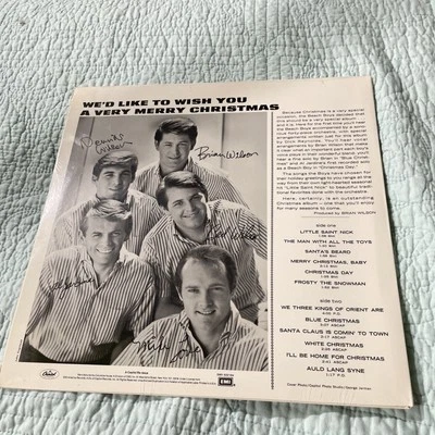 NO UPC  OLD BEACH BOYS ~ CHRISTMAS ALBUM *SEALED* Very Rare  Vinyl Record LP NEW - Image 1 of 4