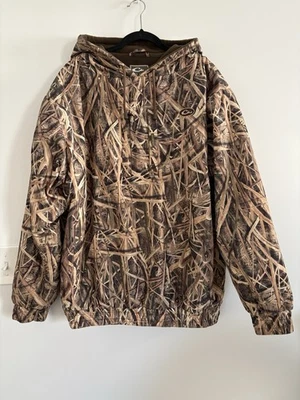 Drake Waterfowl Men's MST 1/4 Zip Camo Hunting Fleece Lined Jacket SzXL - Image 1 of 4