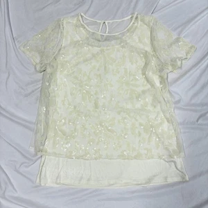 NUEVA Blusa sin mangas Jospeh A. Knits Core Invierno Blanca Seda para mujer XL - Imagen 1 de 6