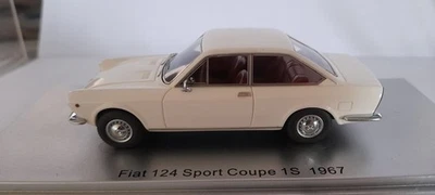 Kess Models 1:43 Fiat 124 Sport Coupé 1° serie 1967 Bianca (no Matrix, Neo) - Immagine 1 di 4