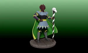 FAN ART ACTION FIGURES 3D MINISTRO AMASO JEEG ROBOT in Resina , da colorare - Imagen 1 de 2