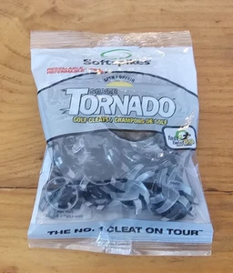 Botines de golf 18 Softpikes Silver Tornado Fast Twist 3.0 clavos/bloqueo Tour - Imagen 1 de 2