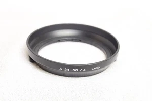 Minolta Lens Hood A 24-50mm f/4 Plastic Black Inner Good Condition - Picture 1 of 3