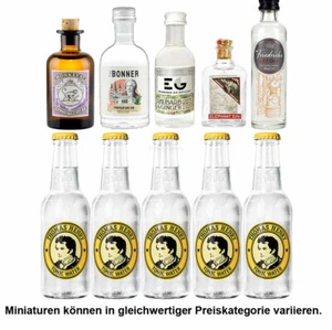 Gin Tonic Probierset - 5x Verschiedene Gin Sorten je 50ml + 5x Thomas Henry Ton - Bild 1 von 1