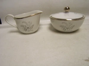 Hutschenreuther Argo Creamer and Sugar Bowl with Lid - Picture 1 of 4
