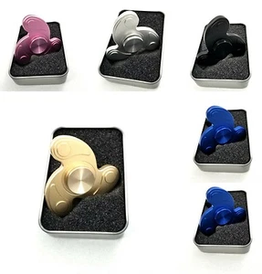 Fidget Spinner Toy Tri Hand Stainless Steel Alloy EDC Hand Spinner High Speed  - Picture 1 of 7