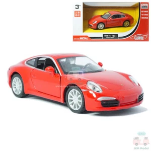 1:36 Porsche 911 Carrera S Modelo Coche Diecast Vehículo de Juguete Colección Niño Regalo Rojo - Imagen 1 de 12