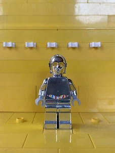 Lego Star Wars Minifigure: sw0385 TC-14 Protocol Droid - Chrome Silver - Rare!! - Picture 1 of 9