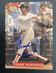 1994 Nabisco All-Star Legends Frank Robinson Signed COA Baltimore Orioles MT