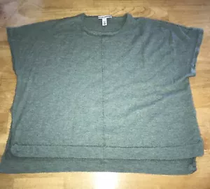 Women’s Autumn Cashmere Short Sleeve XS X-Small Green Sweater - Pure Cashmere - Picture 1 of 7