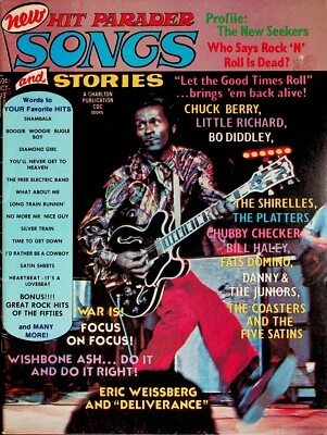 Hit Parader Songs & Stories Oct 1973 Chuck Berry War Wishbone Ash Little Richard - Image 1 of 4
