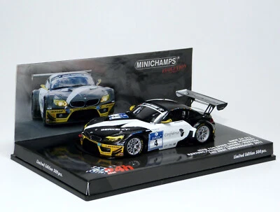 1:43 BMW Z4 GT3 E89 24h ADAC Nürburgring 2011 #4 Schubert Minichamps 437112904 - Immagine 1 di 2
